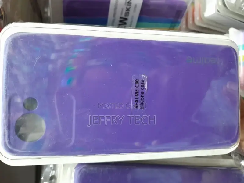 A Rtistque Liquid Silicone Back Cover Case for Realme C30