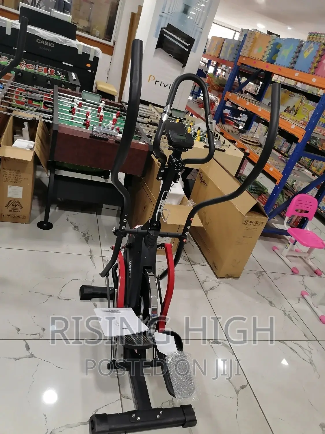 Heavy-Duty Exercise Bike.