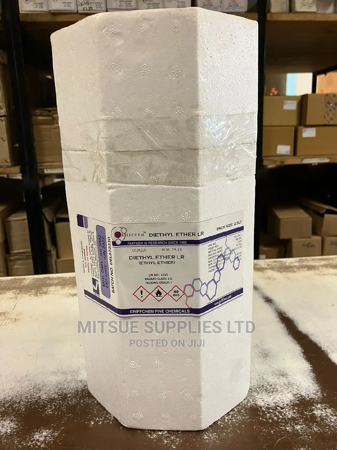 Diethyl Ether Lab Reagent 2.5L