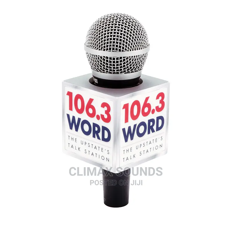 Microphone Flag Pure White