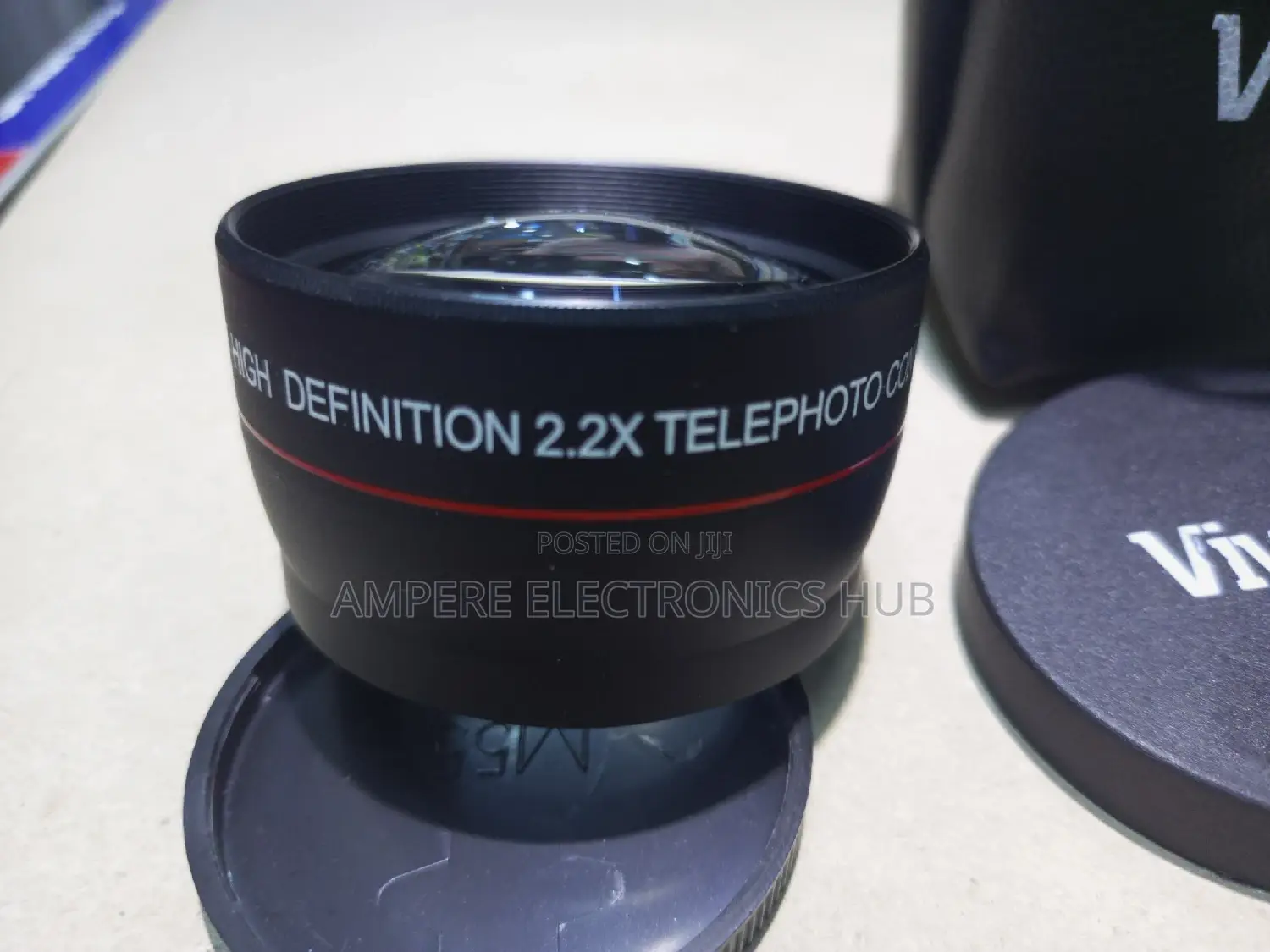 2.2x Telephoto Lens - 55mm for Canon, Nikon, Sony