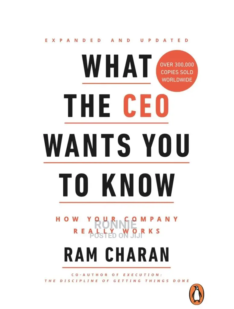 What the CEO Wants You to Know Book by Ram Charan