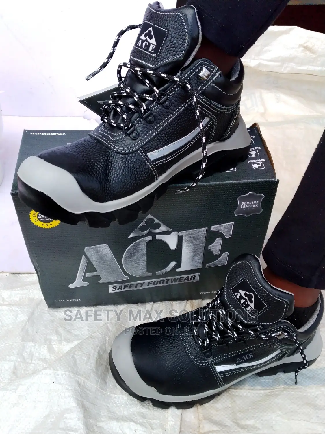 Safety Shoes Ace Duma Grey