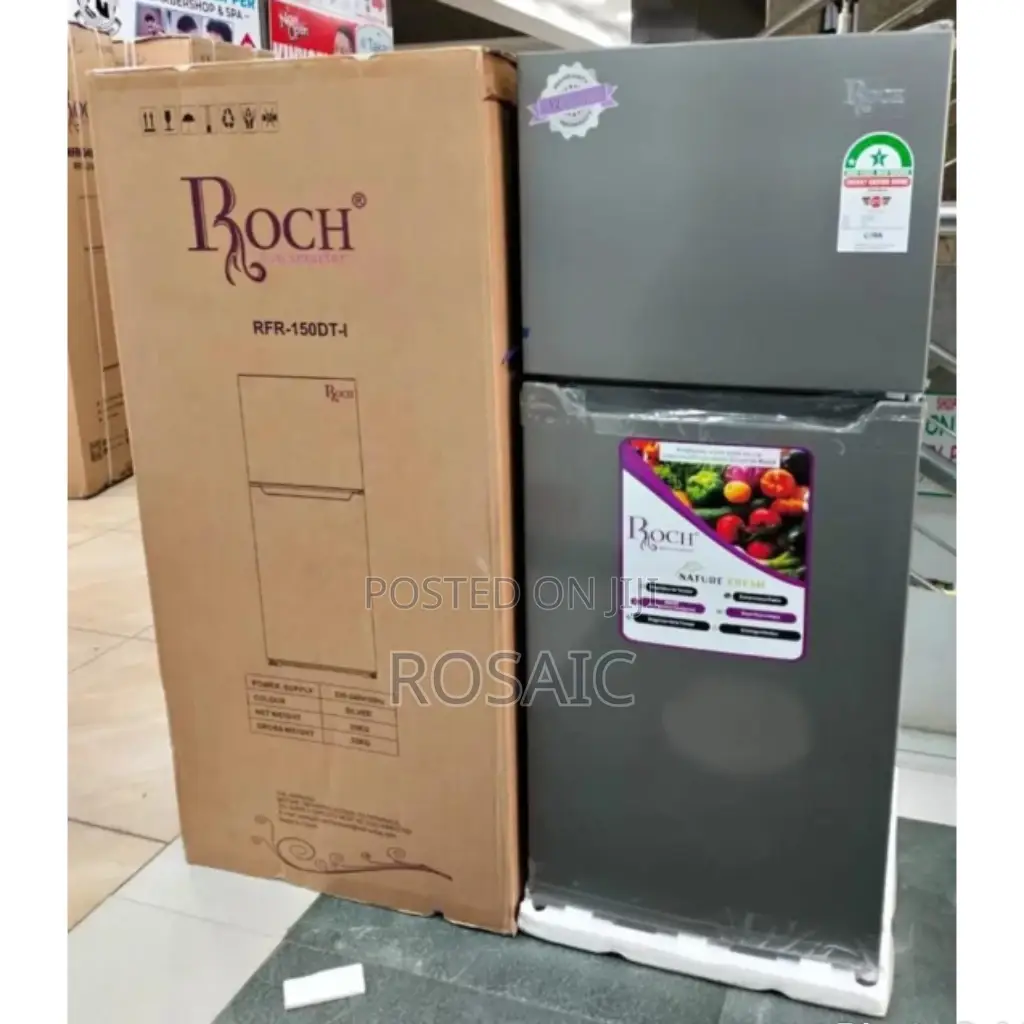 Roch 128litres Double Door Fridge