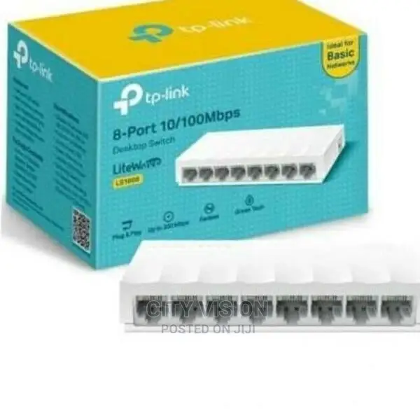 Tp-Link 8-Port 100mbps Desktop Switch - Tl-Ls1008