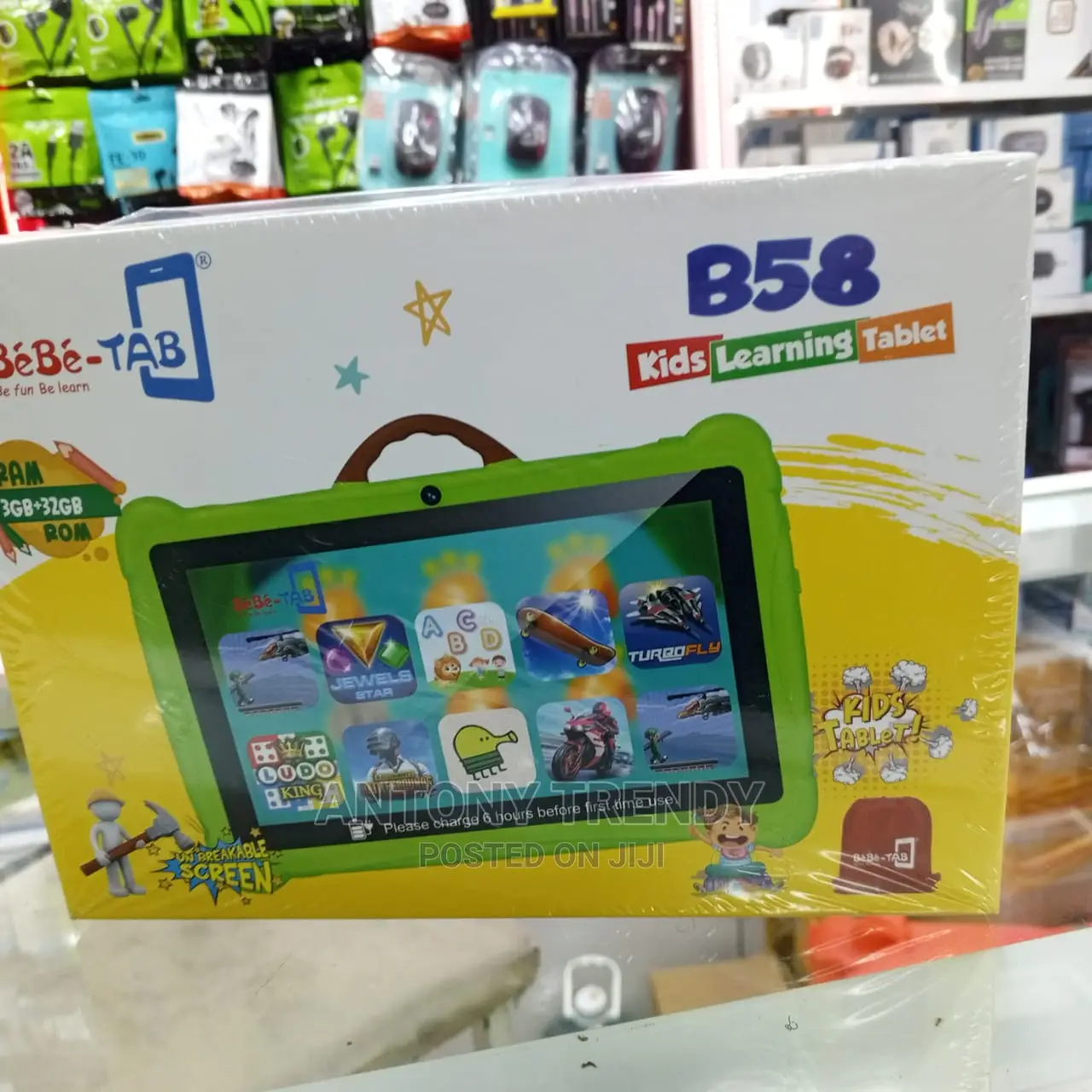 7 Inch Kids Tablet Ips Screen 1024*600 Resolution