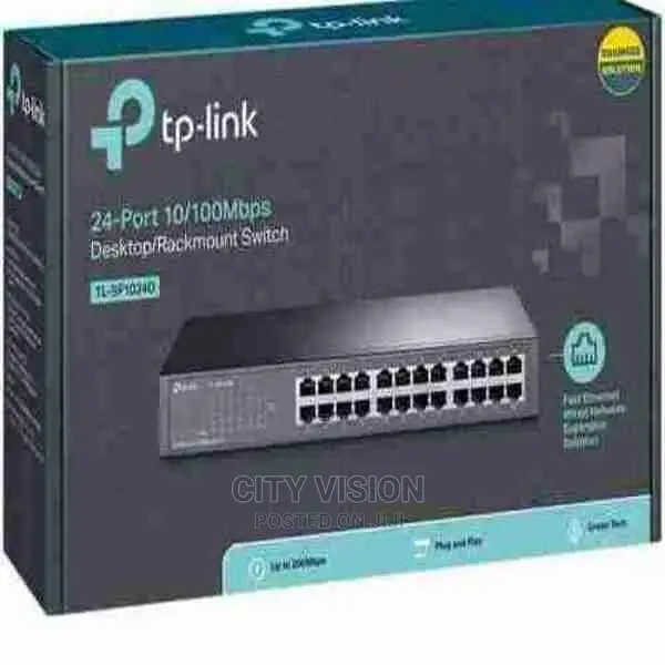 Tp-Link 24-Port 10/100mbps Rackmount Switch - Tl-Sf1024d