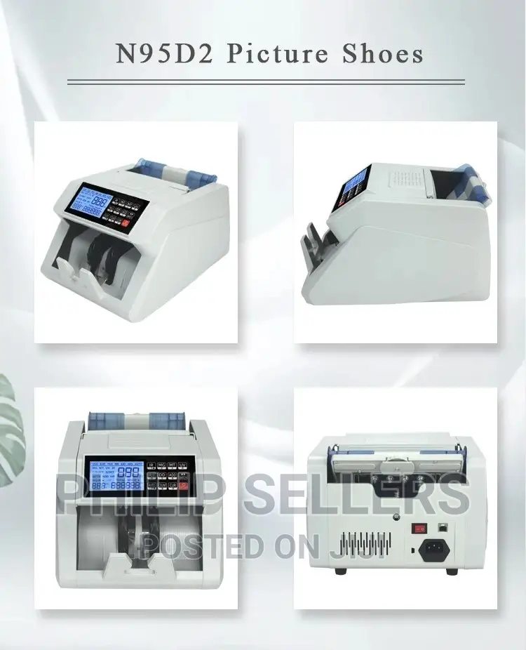 USD / EURO Cash Machine Bill Money Currency Counter With UV