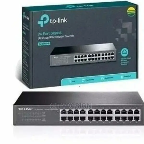 Tp-Link 24-Port 1000mbps Gigabit Desktop Switch - Tl-Sg1024d