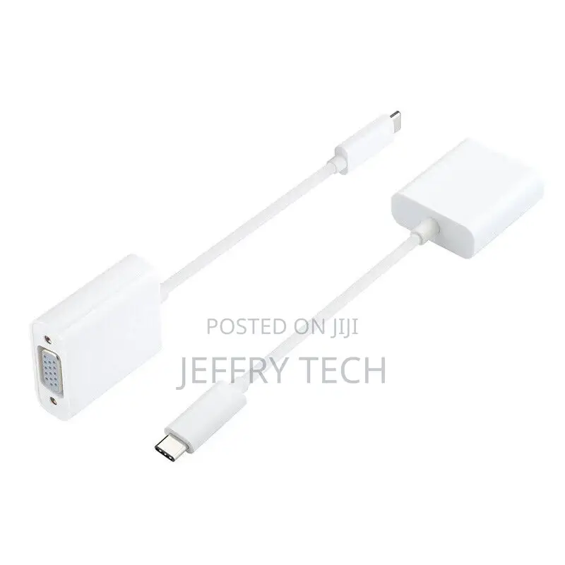 USB 3.1 USB C Type C to VGA Female Adapter Cable Connector F