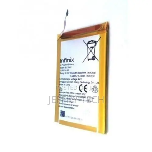 Infinix X557-Hot 4- Battery - BL - 39AX - Silver