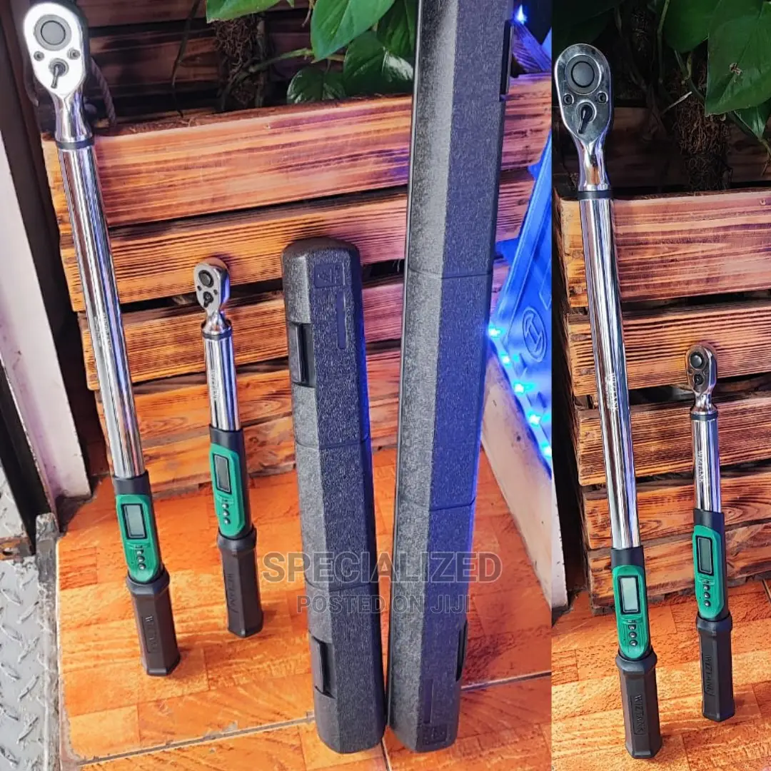 Digital Adjustable Preset Torque Wrench Newton Metre 1/2 Inch Head