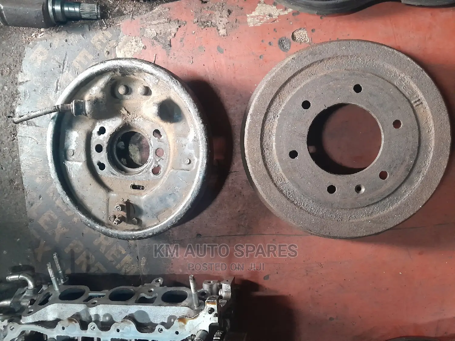 Isuzu Tougher Back Plates and Drums.
