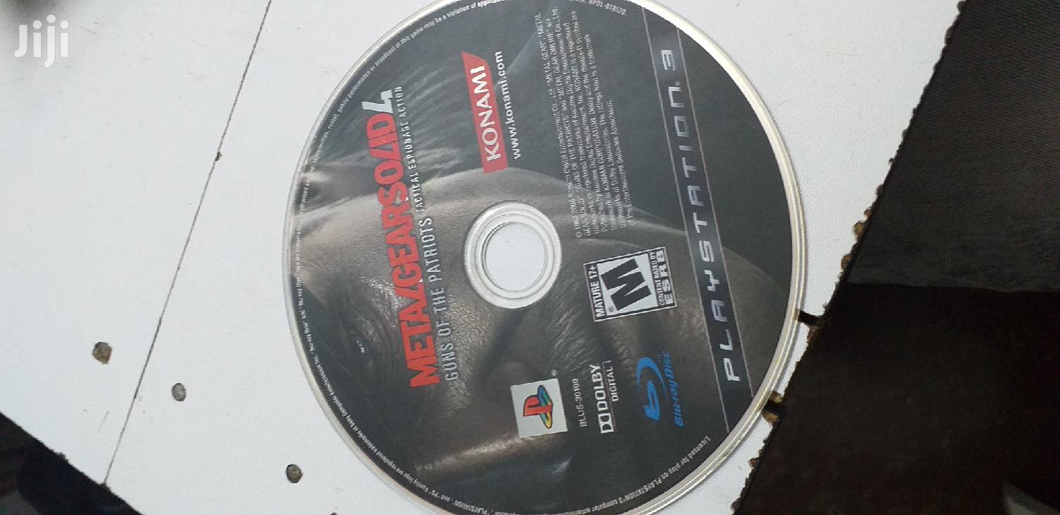 Metal Solid Gear Ps4 Game
