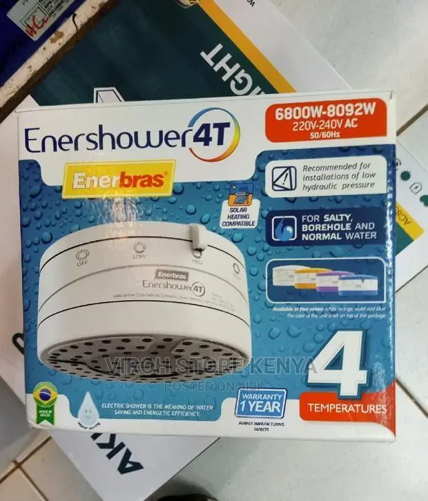 Enerbras Shower 4T Shower Head Salty Water