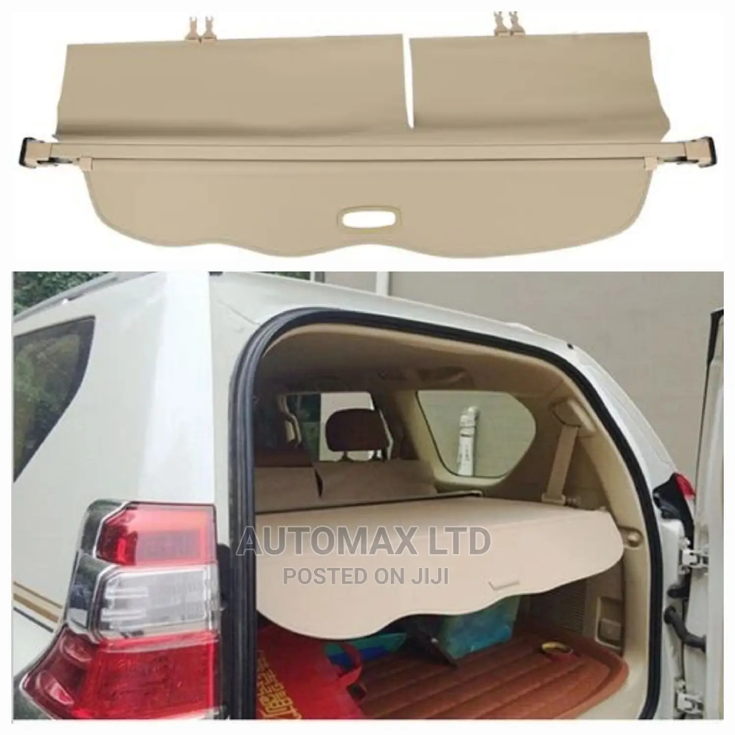Beige, Boot Cover for Toyota Prado Land Cruiser J150 /J160,