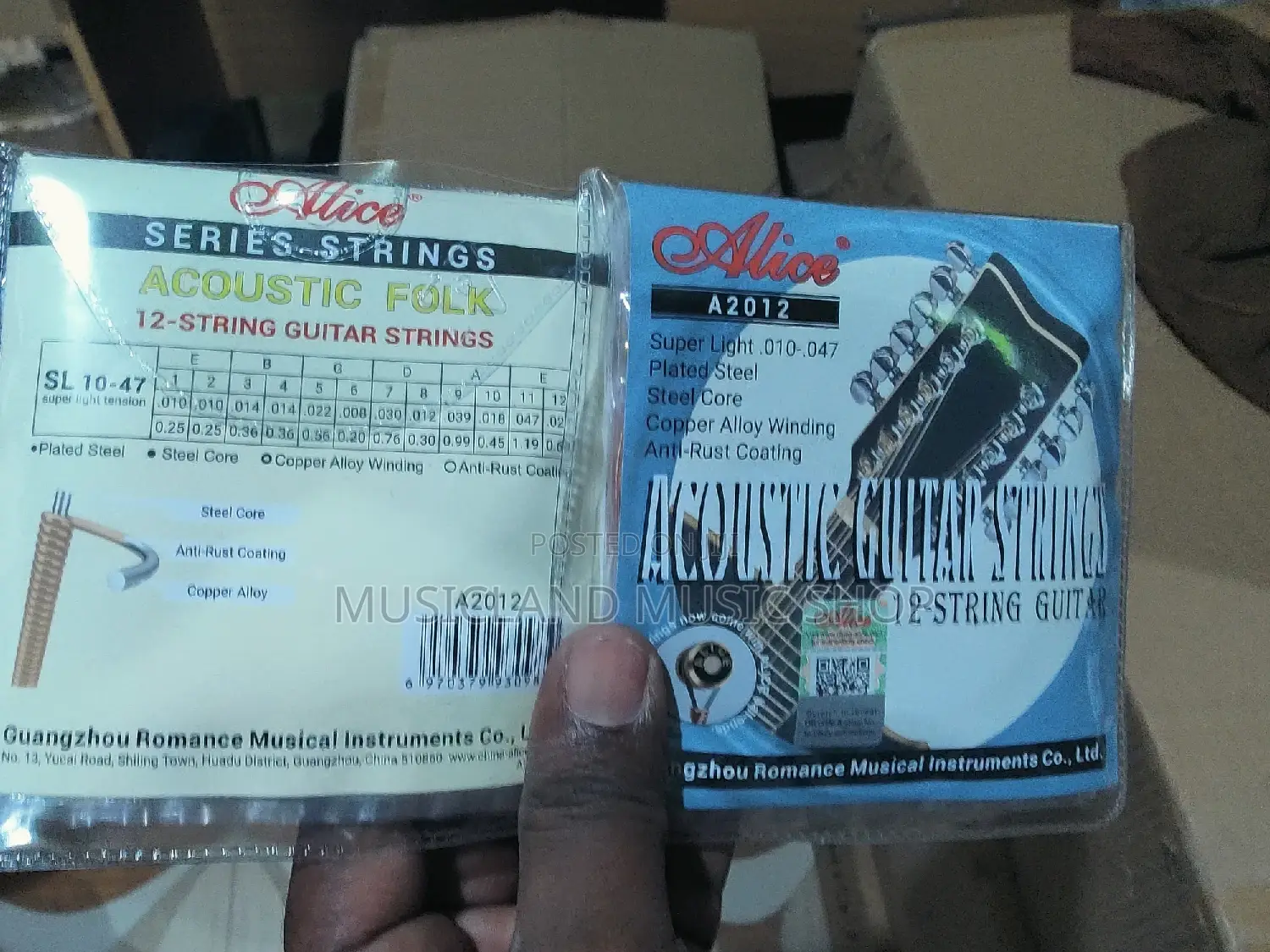 12 String Acoustic Guitar Strings