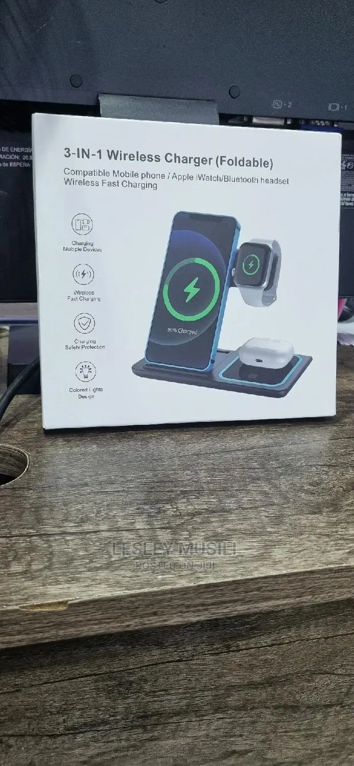 Wireless Charger 3 in 1,Magnetic Foldable Wireless Charger