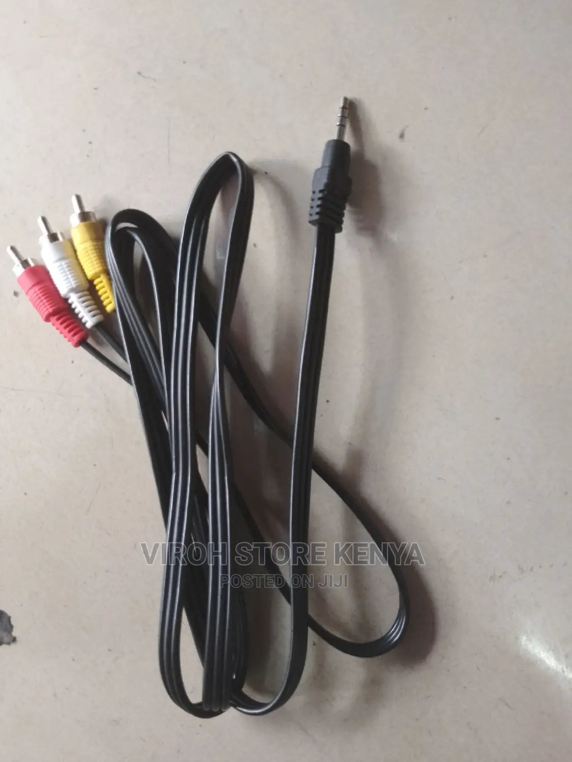 Stereo Cable 3 X 1 Cable / Av to Stereo Cable