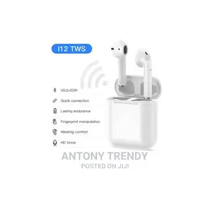 I12 TWS Wireless Bluetooth 5.0 Portable Stereo Earphone