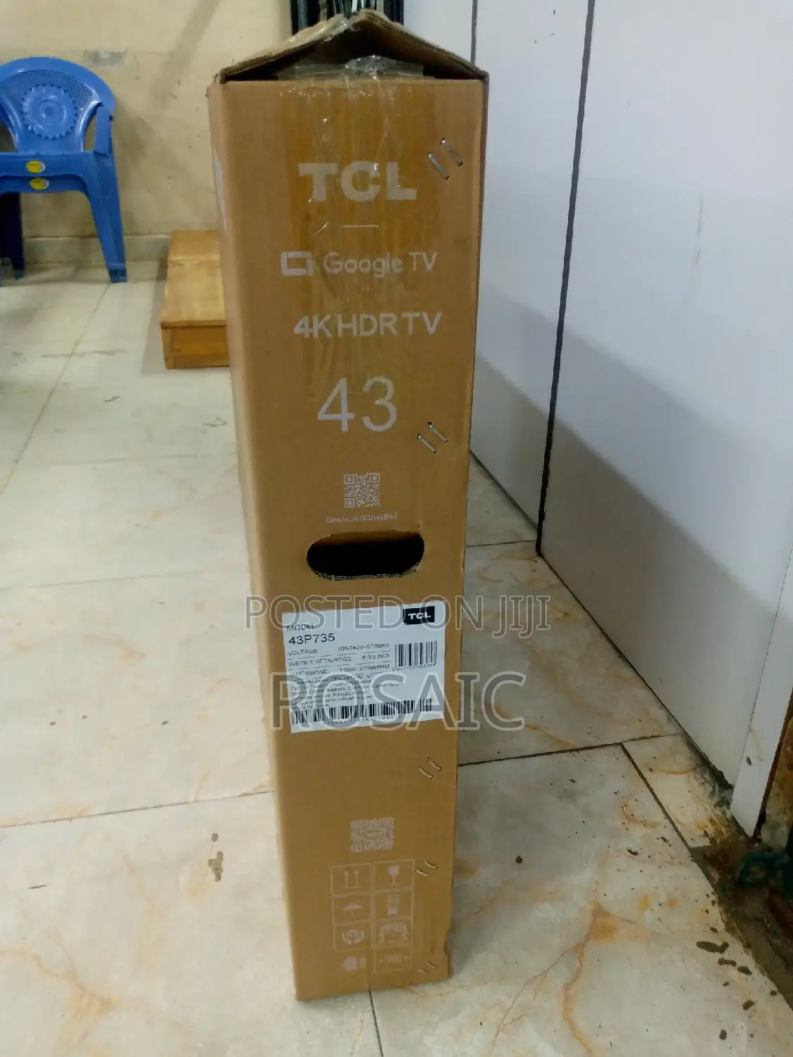 TCL 43P735 HDR Google Tv