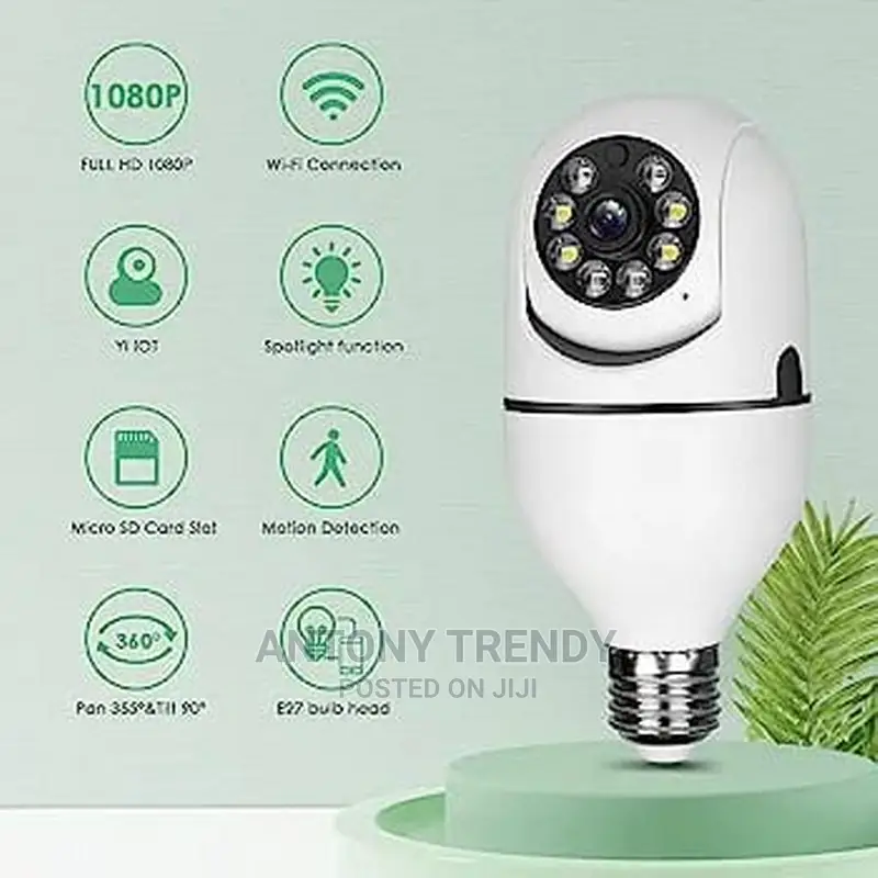 4.0MP Light Bulb Security Camera Outdoor Wireless