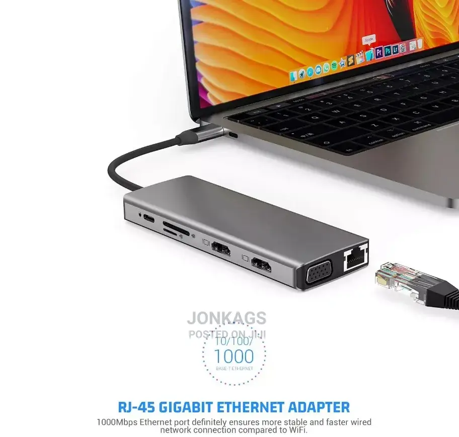 Type C 12 in 1 Docking Station