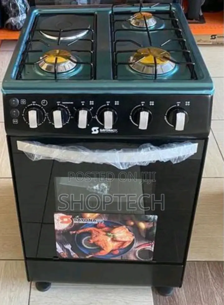 Sayona Free Standing 3 Gas+1 Electric Cooker With  Gas Oven