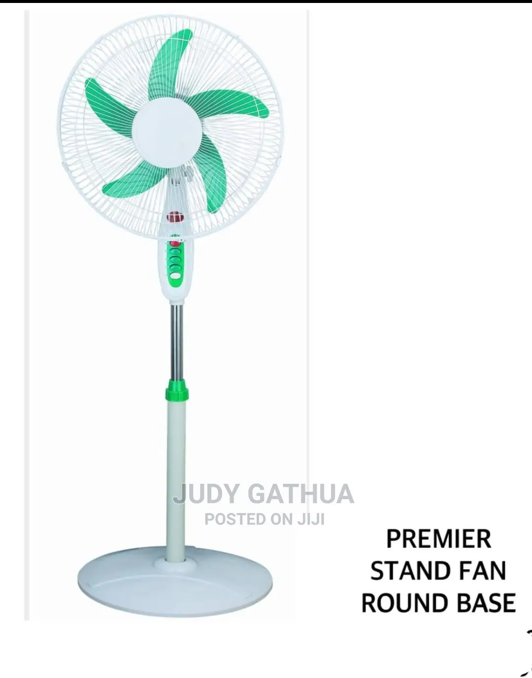 Stand Fan Round Base