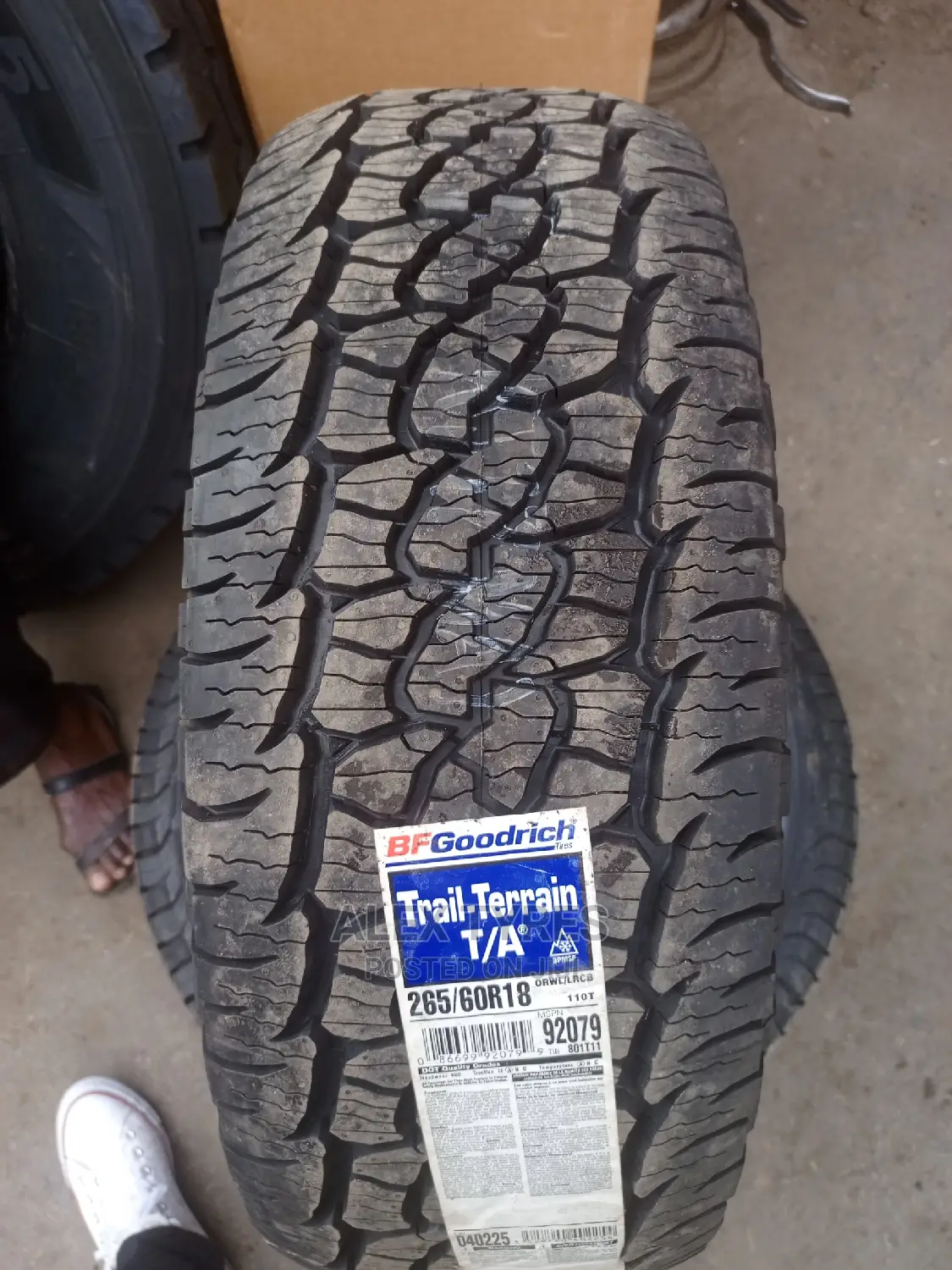 265/60r18 BF Goodrich Tires Made in USA