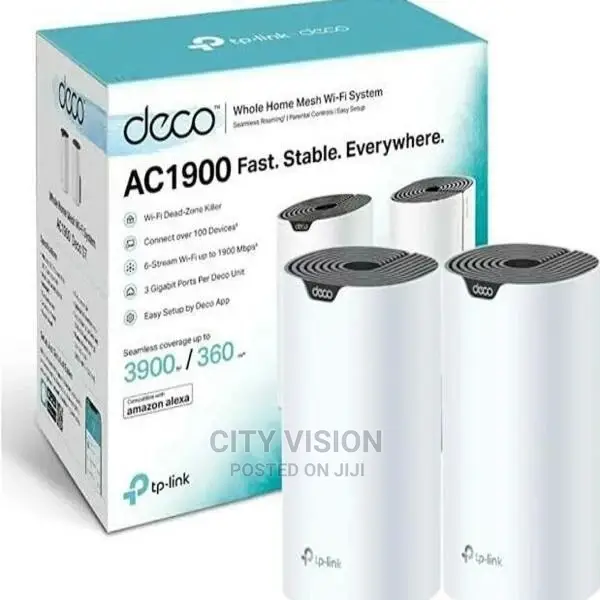 Tp-Link Deco M4 Ac1200 Whole Home Mesh Wi-Fi- Tl-Deco M4^°