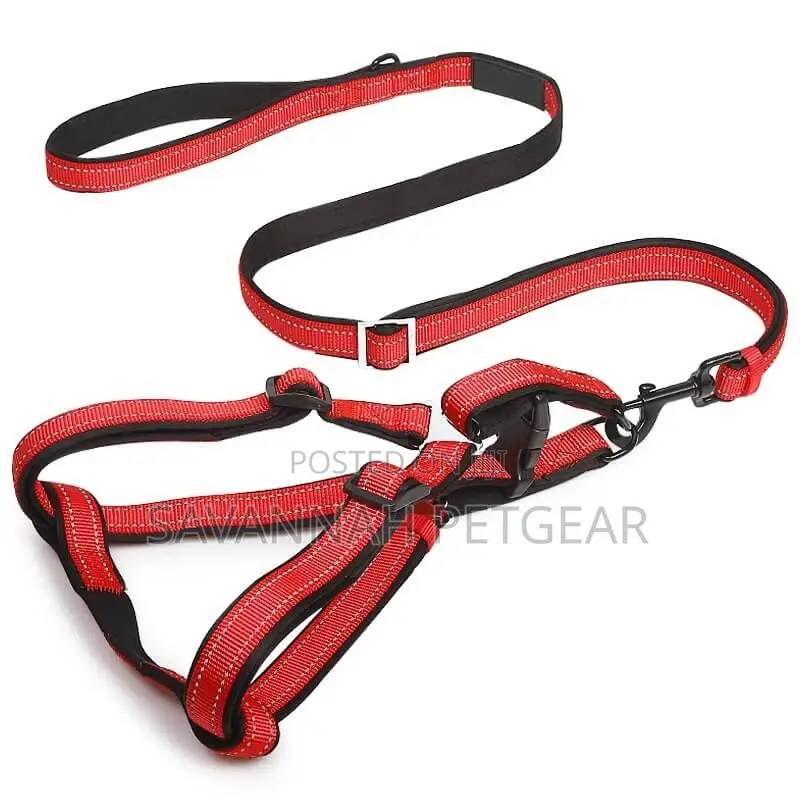 Classic Reflective Back Clip Dog Harness Dog Leash