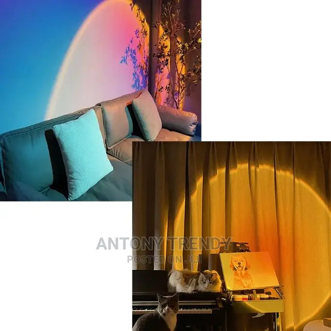 16 Colors Night Light 360° Rotation Rainbow Lights