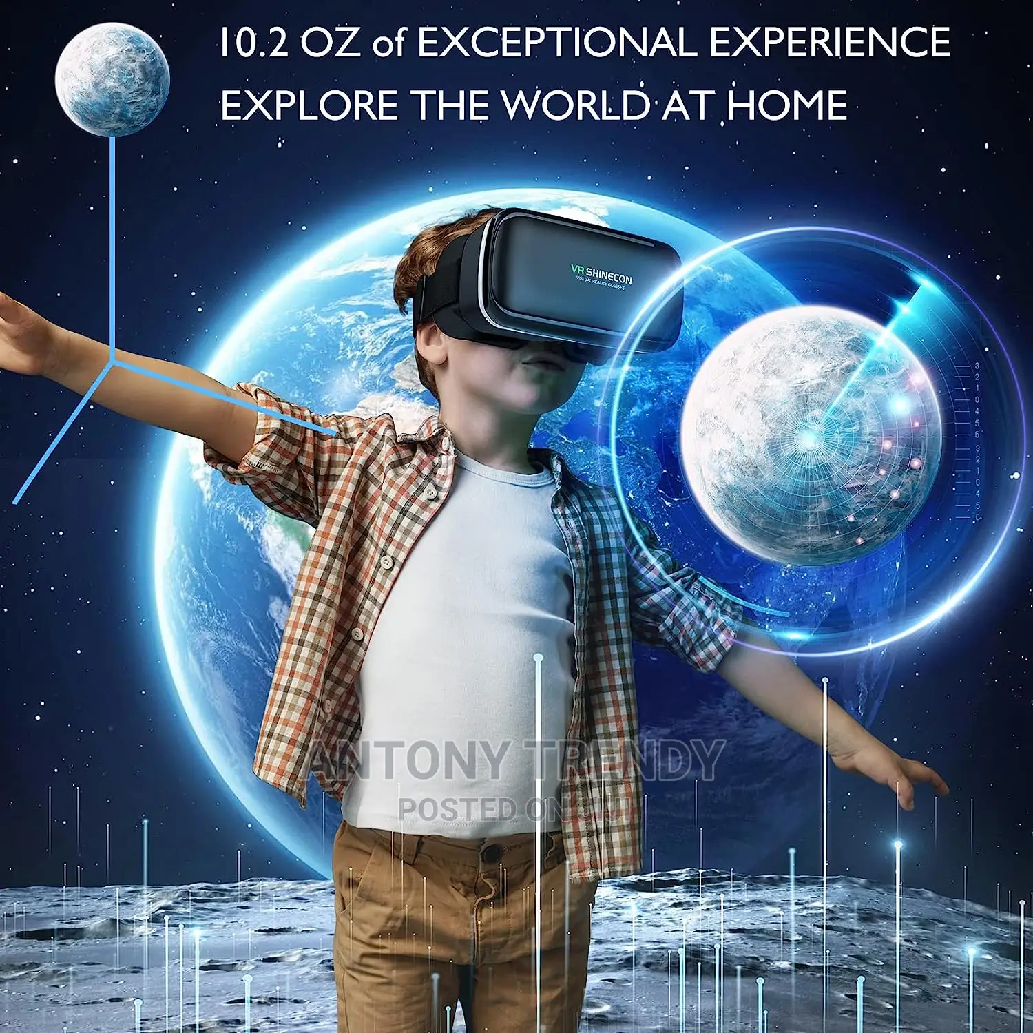 Vr Goggles for iPhone Samsung Android (4.7-6.8inches]