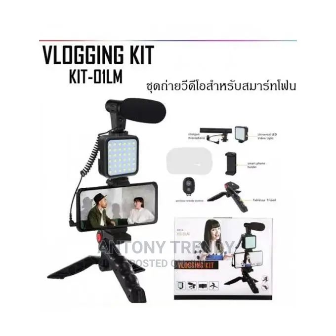 Generic Vlogging Kit Video for Youtubers, Phone, Camera