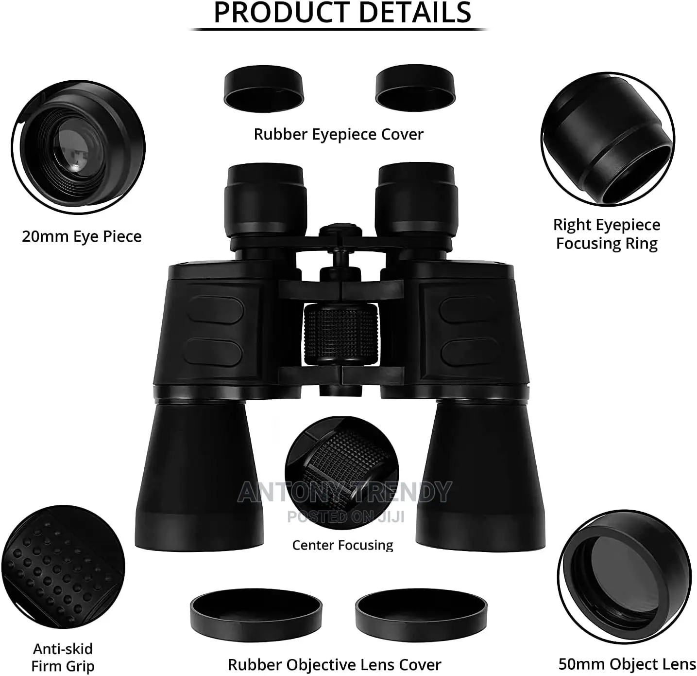 20x50 Binoculars for Adults, High Power Compact