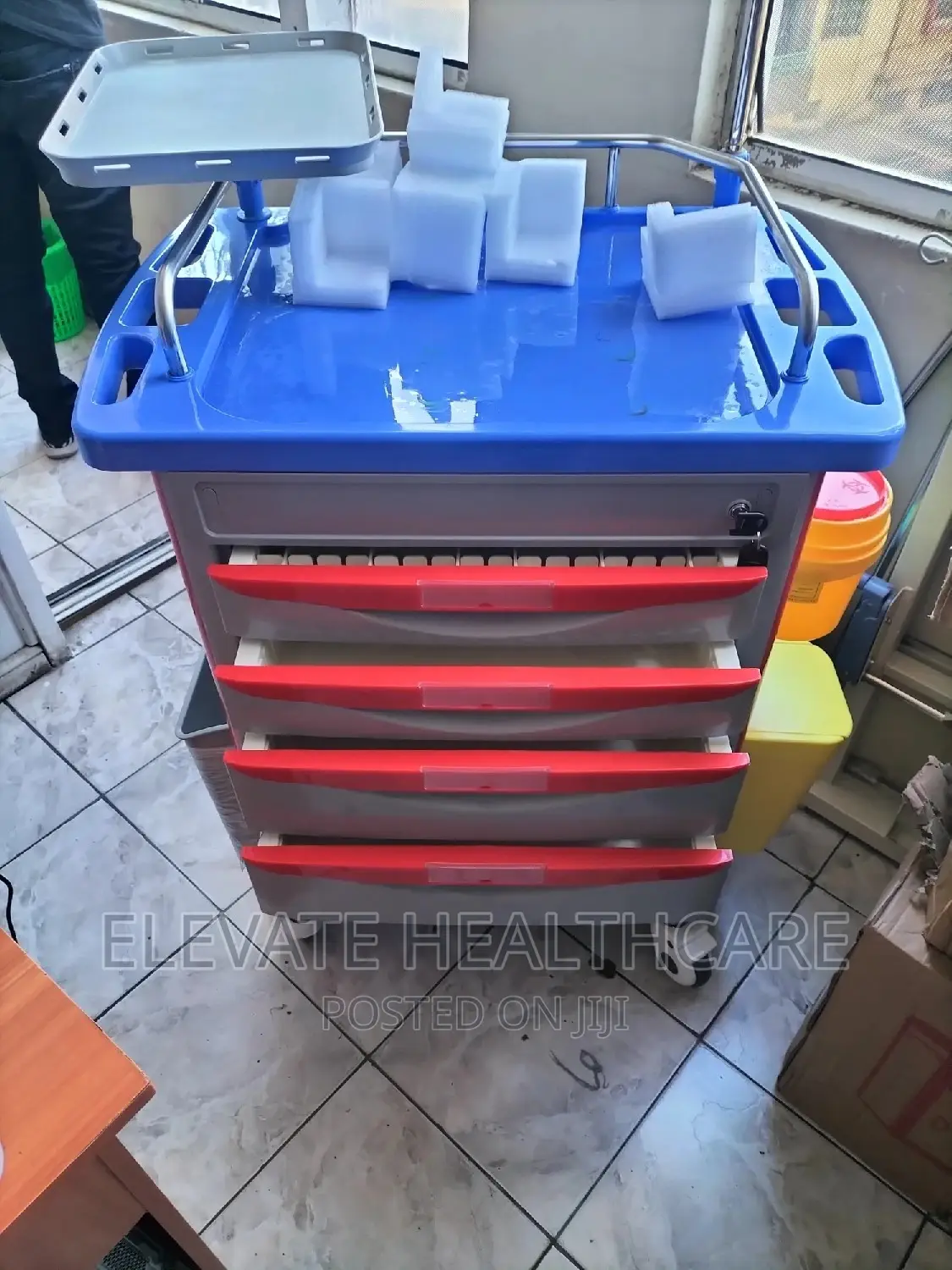Emergency Trolley/Crush Cart Trolley/Patient Medical Trolley