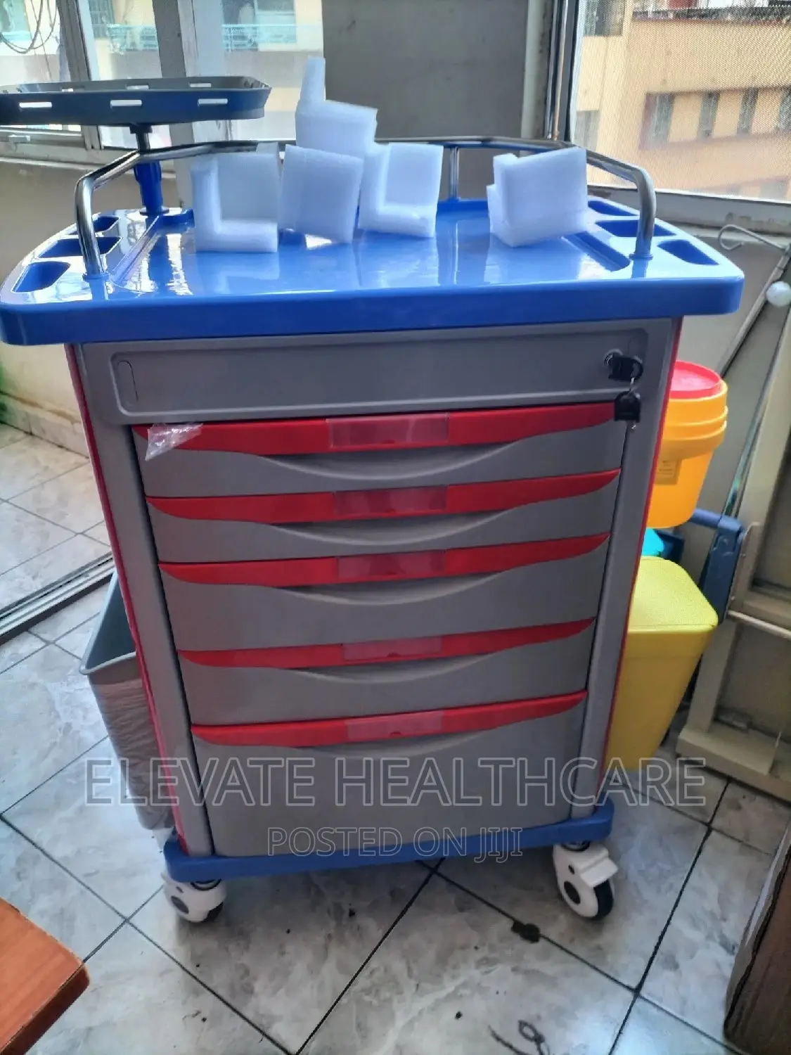 Emergency Trolley/Crush Cart Trolley/Patient Medical Trolley