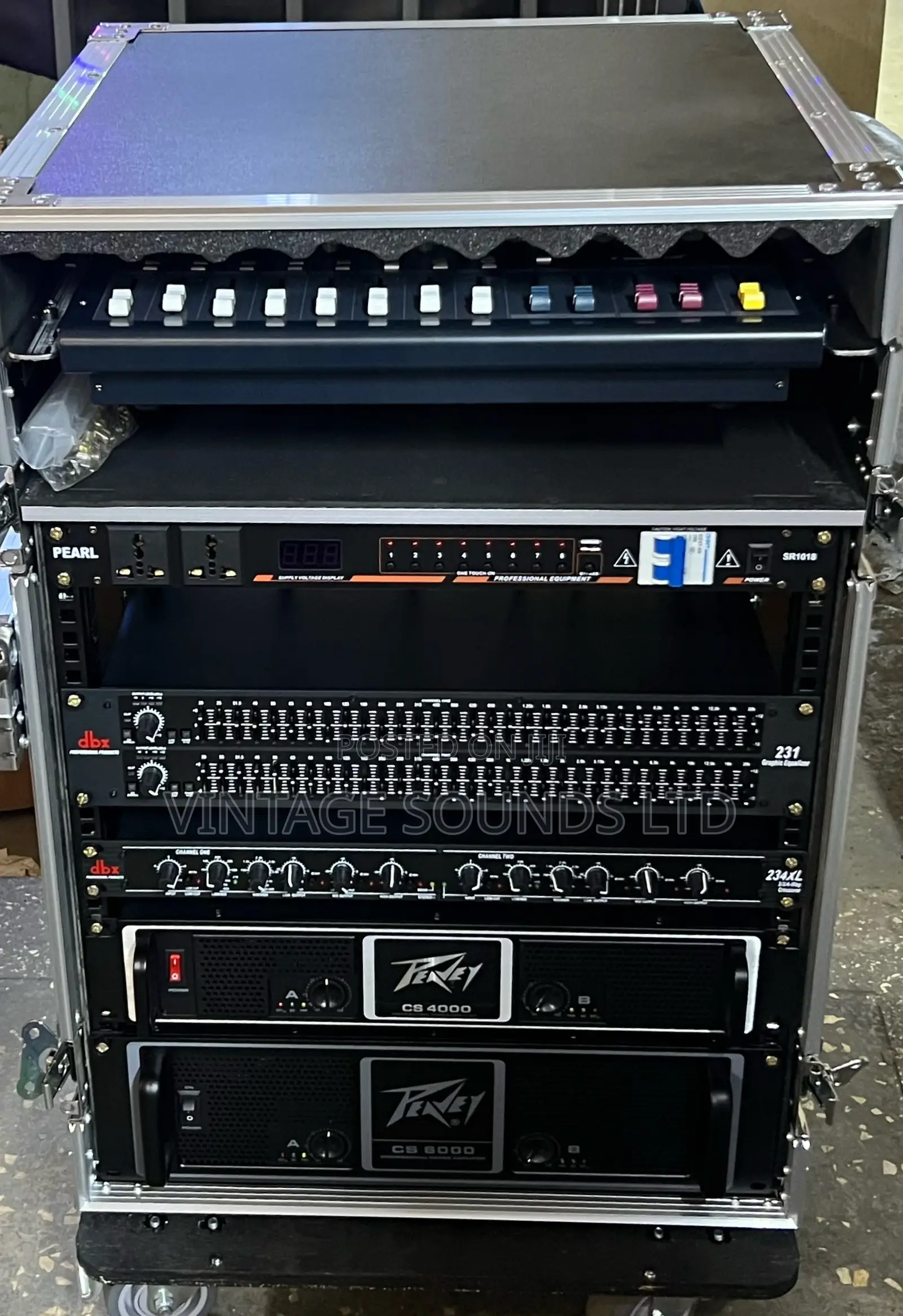 Sound Rack Audio Music Equipment Full Kit
