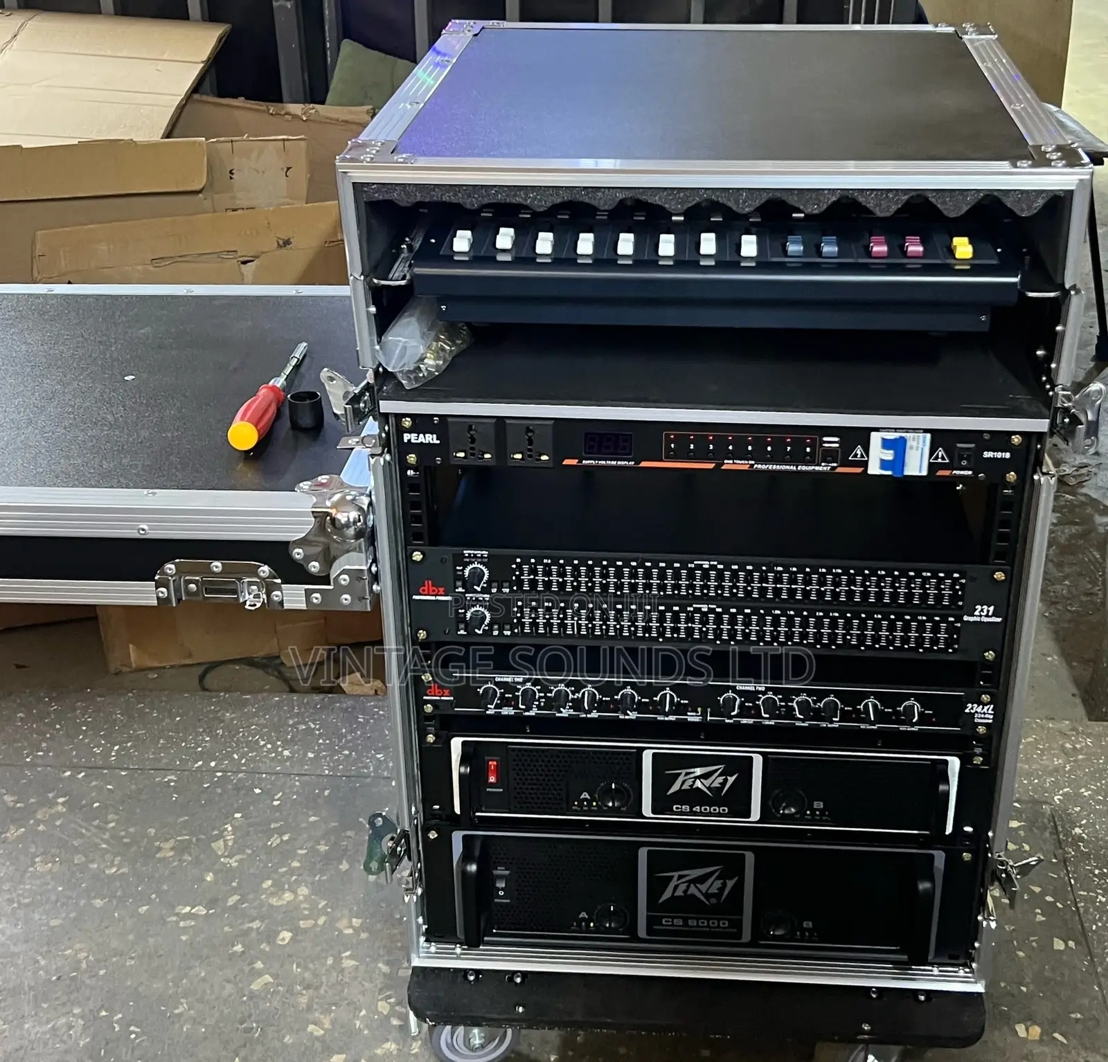 Sound Rack Audio Music Equipment Full Kit
