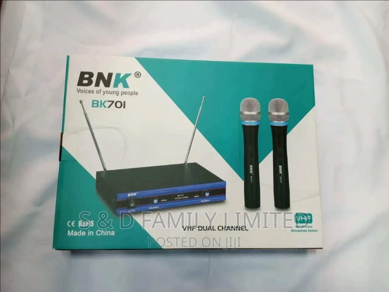 BNK BK 701 VHF Wireless Microphone