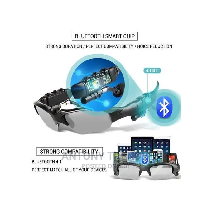 Sport Glasses Wireless Headset With Mic