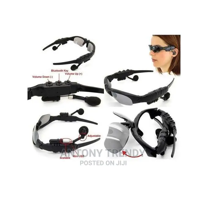 Audio Bluetooth Sunglasses With Open Ear Headphones