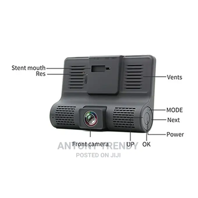1080P Dash Cam Front and Rear View Video 4 Inch