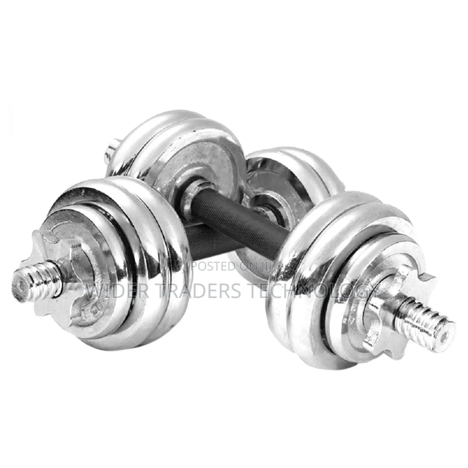15 KG Chrome Adjustable Dumbell Set