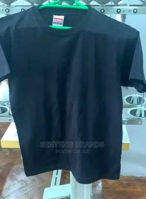 Black Cotton Tshirt