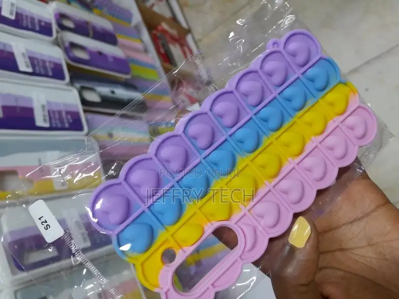 Bubble Soft Silicone Protective Cover for Samsung Galaxy S21