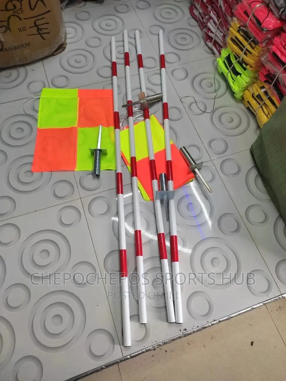 Set of 4 Corner Flags Posts