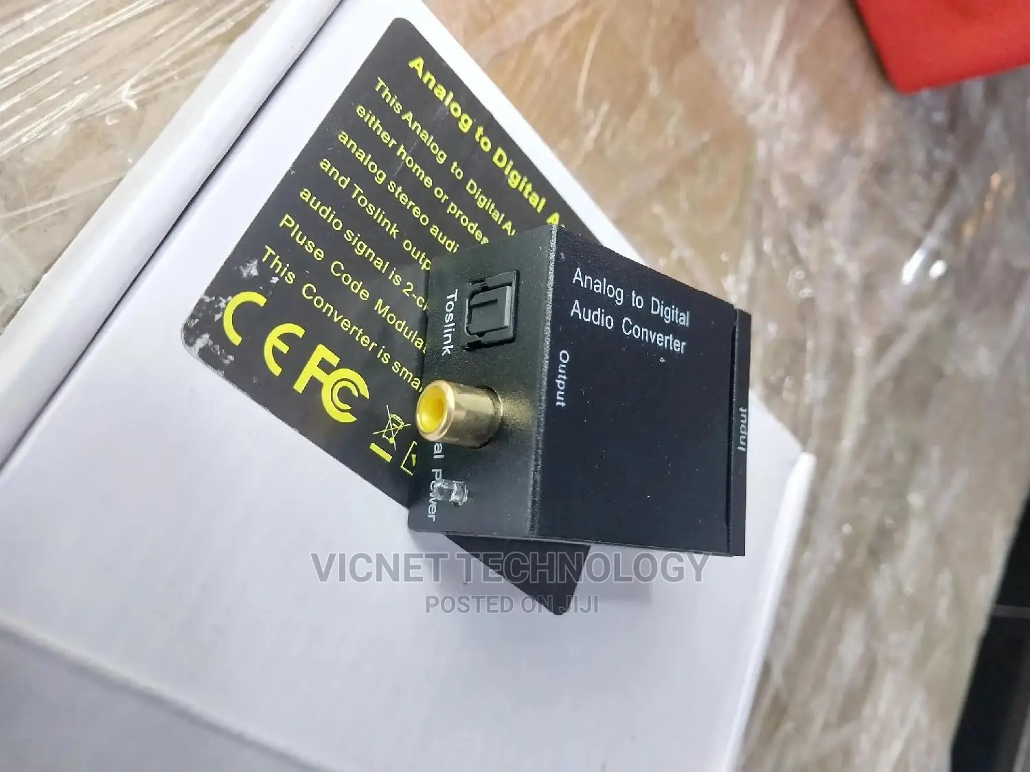 Analog to Digital Audio Converters (RCA, L/R TO OPTICAL)