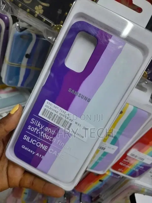 Back Cover for Samsung Galaxy A13 5G Rainbow Art, Purple Whi